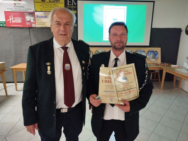 Ehrung von Benjamin Rothmann