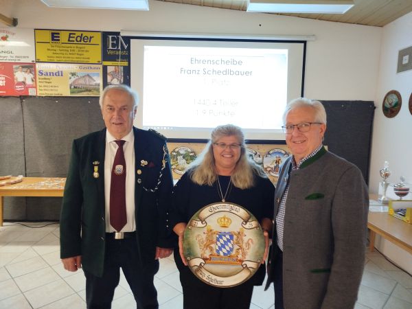 Siegerin der Ehrenscheibe Franz Schedlbauer